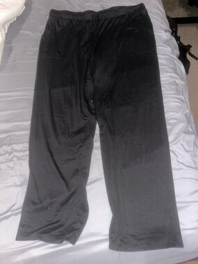 Lucky Brand Black Wide-Leg Lounge Pants
